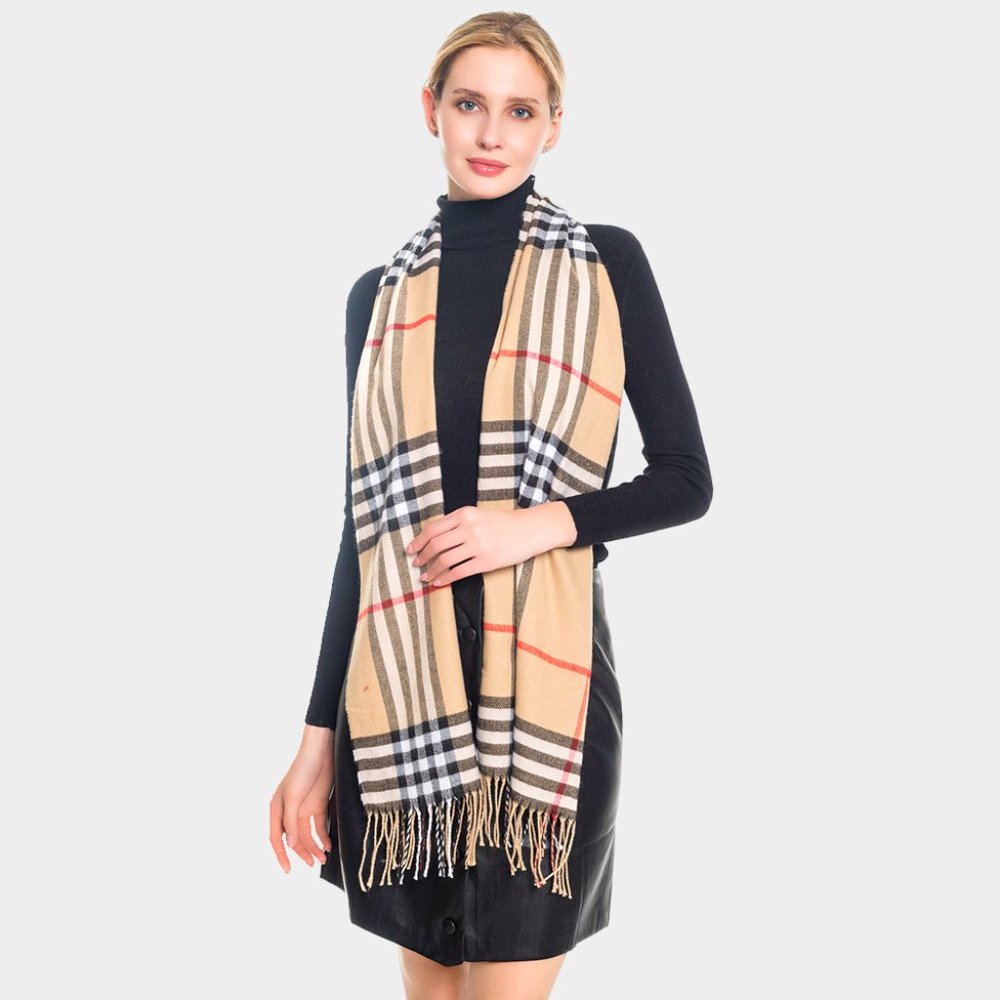 Plaid Checkered Scarf